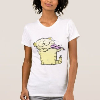 T-shirt Violoniste mignon de chaton