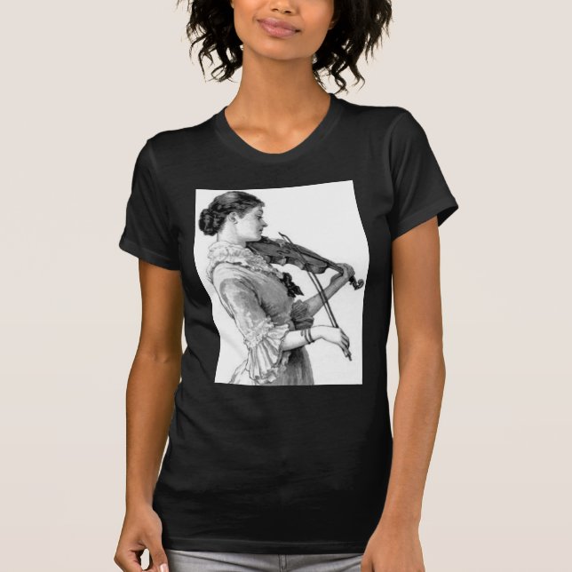 T-shirt Violoniste vintage (Devant)