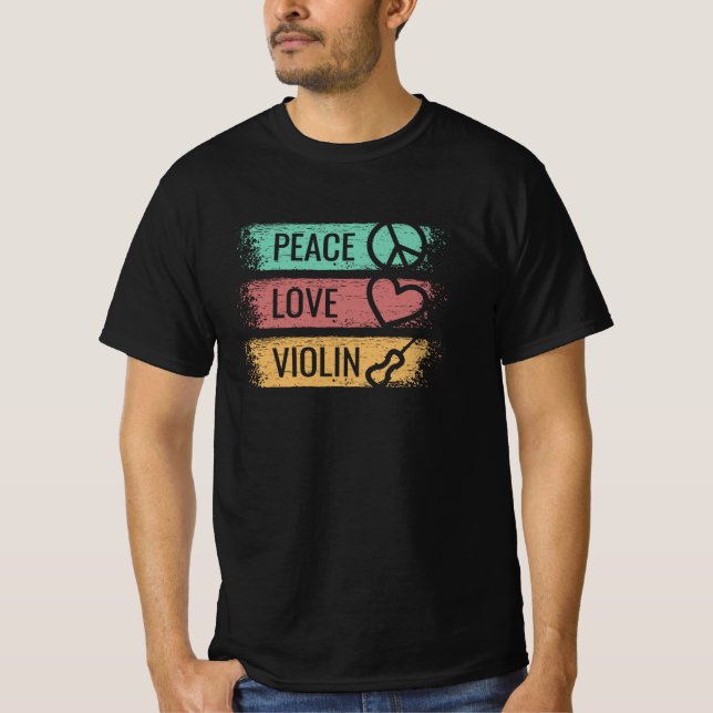T-shirt Violoniste violon (Devant)