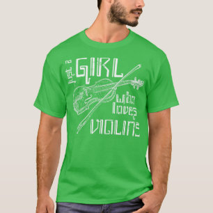 T-shirt Violoniste Violon de fille
