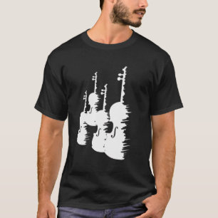 T-shirt Violons Dessin Violon Enthousiaste Fidèle