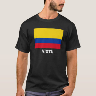 T-shirt Viota Colombie Drapeau Emblem Escudo Bandera Crest