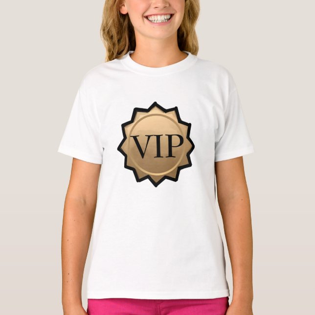 T-shirt VIP hollywood Anniversaire glamour Movie Party (Devant)