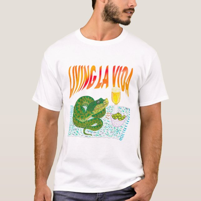 T-SHIRT VIPER ON VACATION (Devant)