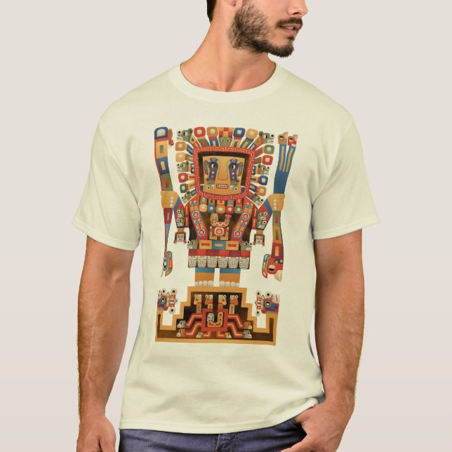 T-shirt Viracocha de la porte de Sun (Devant)