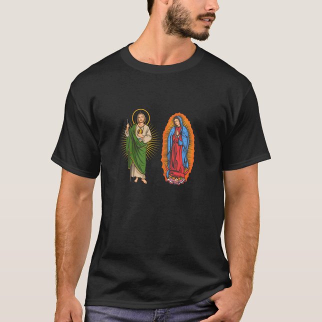 T-shirt Virgen de Guadalupe con San Judas (Devant)