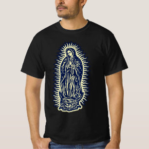 T-shirt Virgen De Guadalupe. Mère Marie, Mère Vierge. C