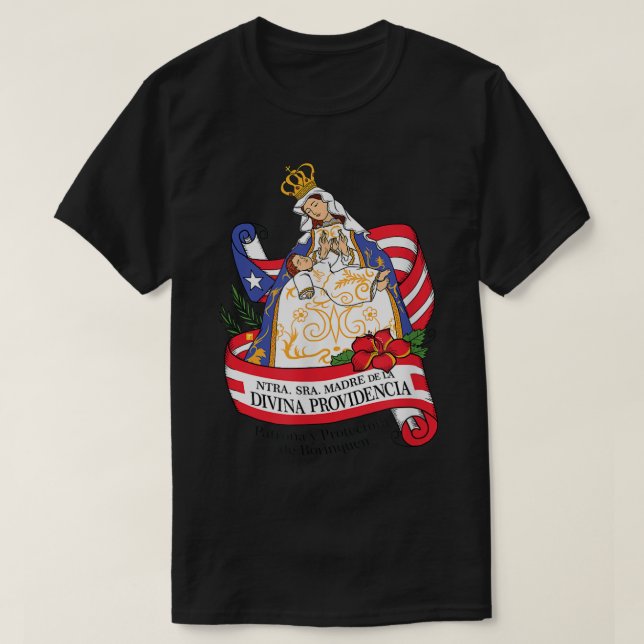 T-shirt Virgen de la Providencia Patrona de Porto Rico53 (Design devant)