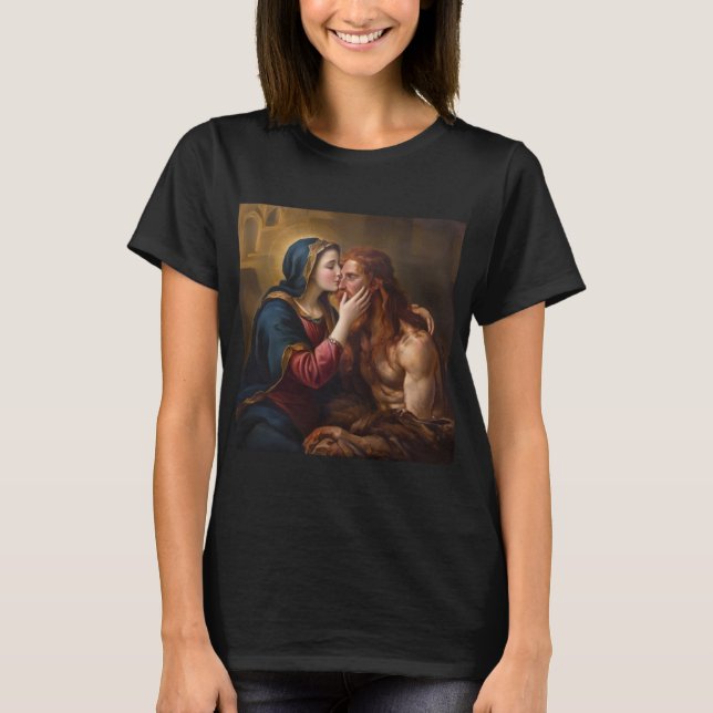 T-shirt Virgen María: compasión y consuelo (Devant)