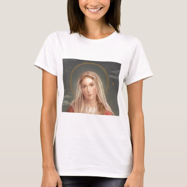 T-SHIRT VIRGIN MARY (Devant)
