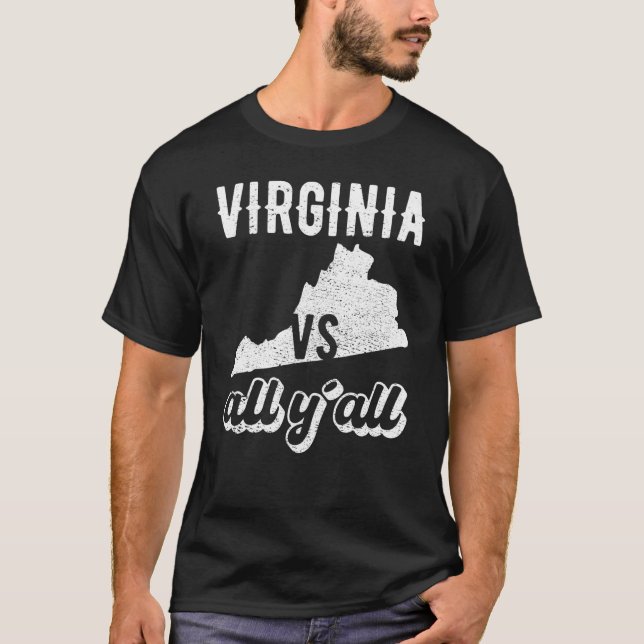 T-shirt Virginia all y'all (Devant)