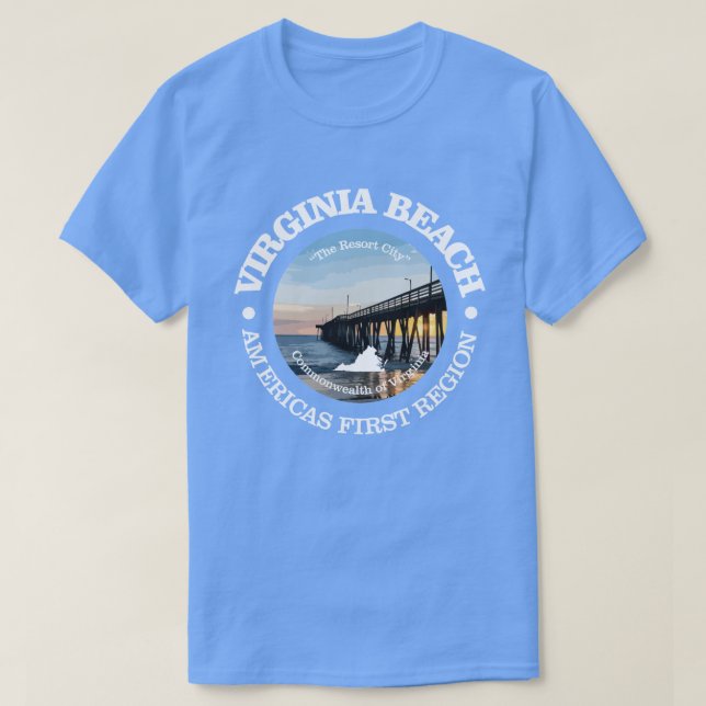 T-shirt Virginia Beach (C) (Design devant)