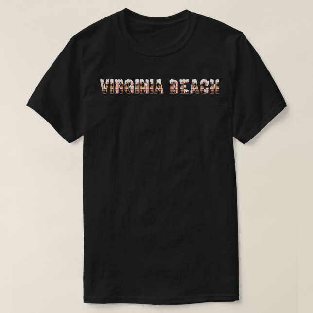 T-shirt Virginia Beach Snow (Design devant)