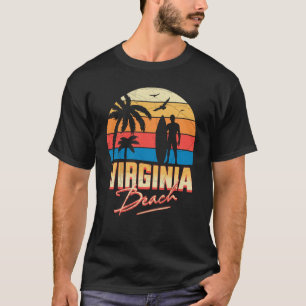 T-shirt Virginia Beach Surf de surf vacances été