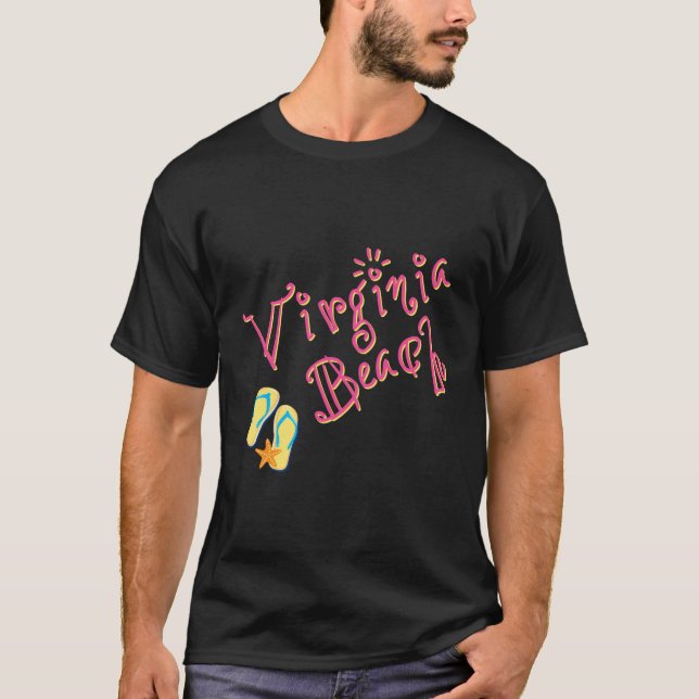 T-shirt Virginia Beach Virginia Souvenirs Et Cadeaux (Devant)