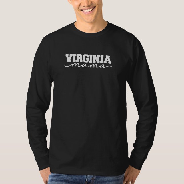 T-shirt Virginia Mama USA State Mother (Devant)