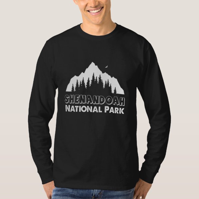 T-shirt Virginia National Park Shenandoah Souvenir Mountai (Devant)