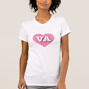 T-shirt Virginia Pink Heart - J'aime VA