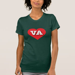 T-shirt Virginia Red Heart - J'aime VA