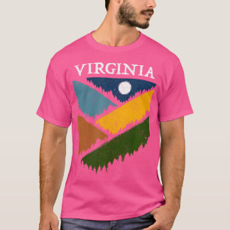 T-shirt Virginia Souvenir Randonnées Monts de nuit Sky Cam