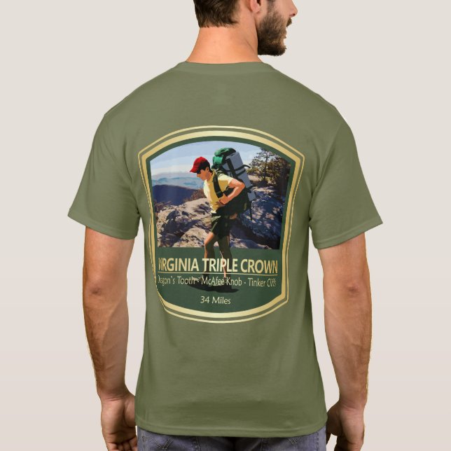 T-shirt Virginia Triple Crown (PF) (Dos)
