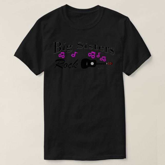 T-shirt Virginia Wright Big Sisters Rock Premium (Design devant)