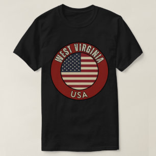 T-shirt Virginie-Occidentale États-Unis d'Amérique