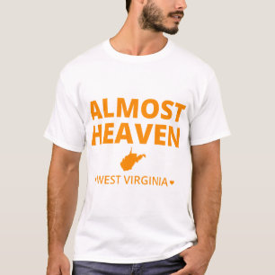 T-shirt Virginie-Occidentale presque au ciel
