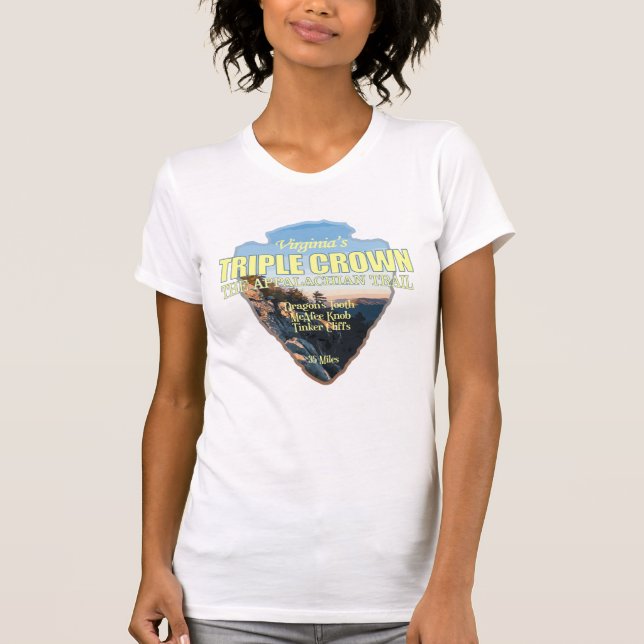 T-shirt Virginie Triple Crown (flèche) (Devant)
