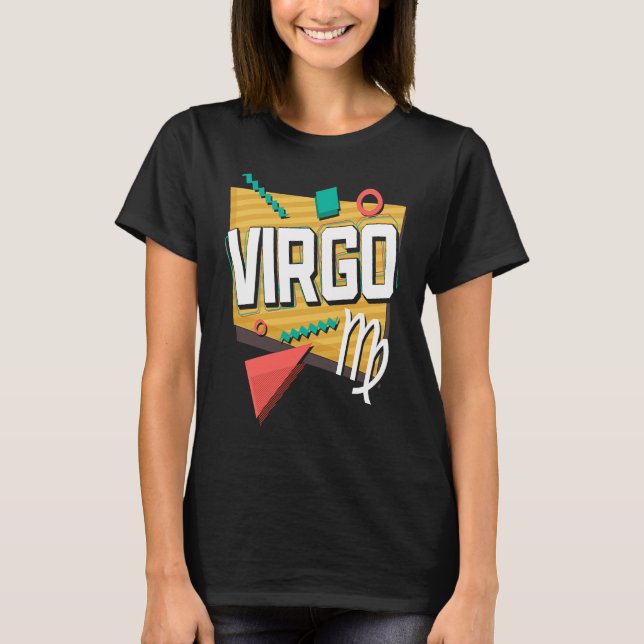T-shirt Virgo 90s Horoscope Zodiaque Astrologie (Devant)