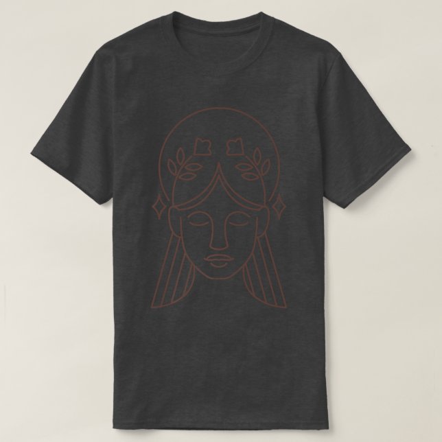 T-shirt Virgo Girlfriend Zodiac Horoscope Astrology   (Design devant)