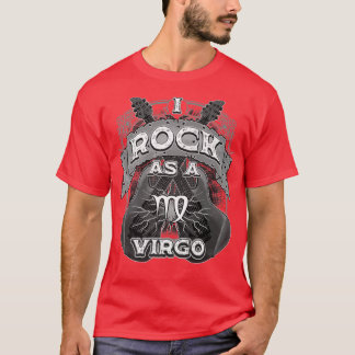 T-shirt Virgo Guitar I Rock As A Virgo Zodiac Sign Music M