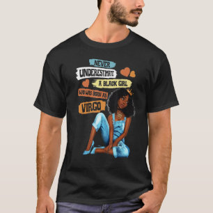 T-shirt Virgo Queen Je Suis Plus Forte Anniversaire Pour L