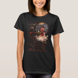 T-shirt Virgo Queen sucré comme bonbon Anniversaire pour f
