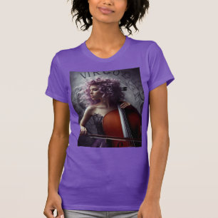 T-shirt Virgo Zodiac Musicien Cello