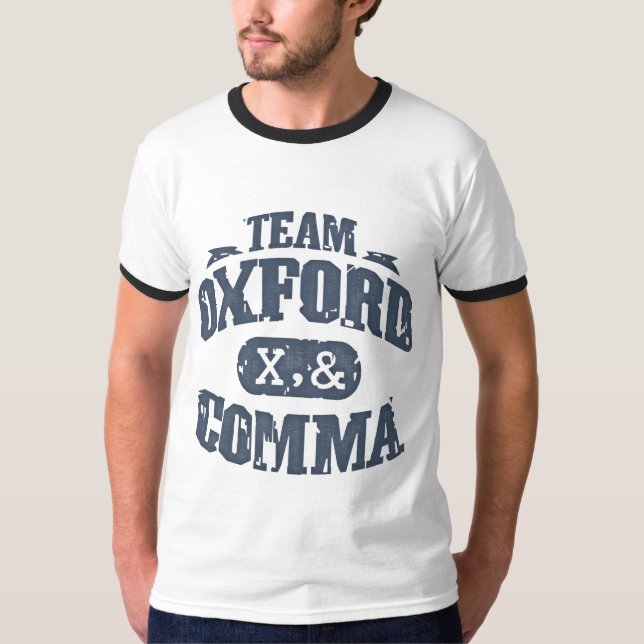T-shirt Virgule d'équipe (Devant)