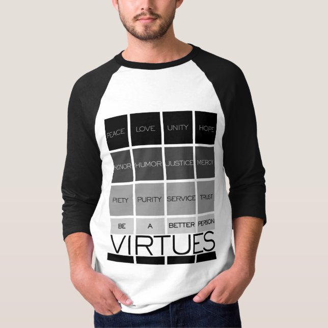 T-SHIRT VIRTUES (Devant)