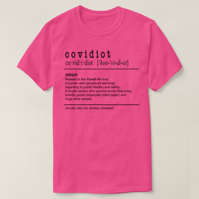 T-shirt Virus CovNoun (Design devant)