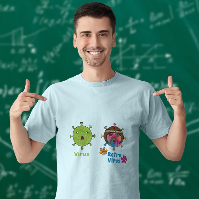 T-shirt Virus et rétrovirus amusant (Créateur téléchargé)