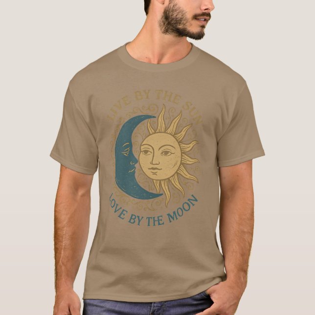 T-shirt Vis au soleil, amour à la lune (Devant)