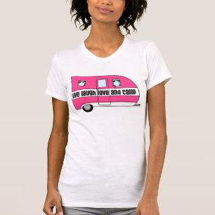T-shirt "Vis, ris, aime et camp"