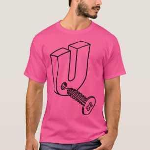 T-shirt Vis U Funny Constructeur Travailleur Handyman pun