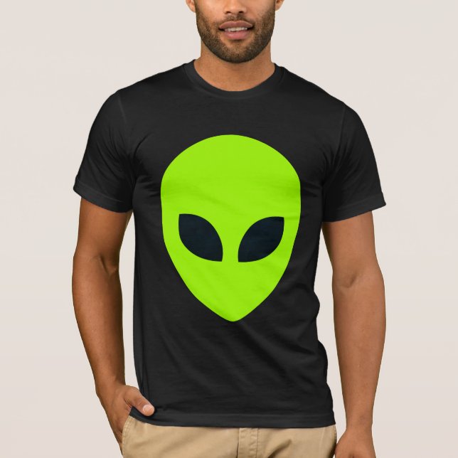 T-SHIRT VISAGE ALIEN (Devant)