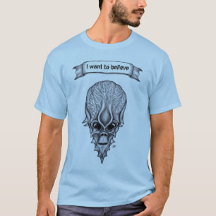T-shirt Visage Alien, Reconstruction faciale du crâne afri