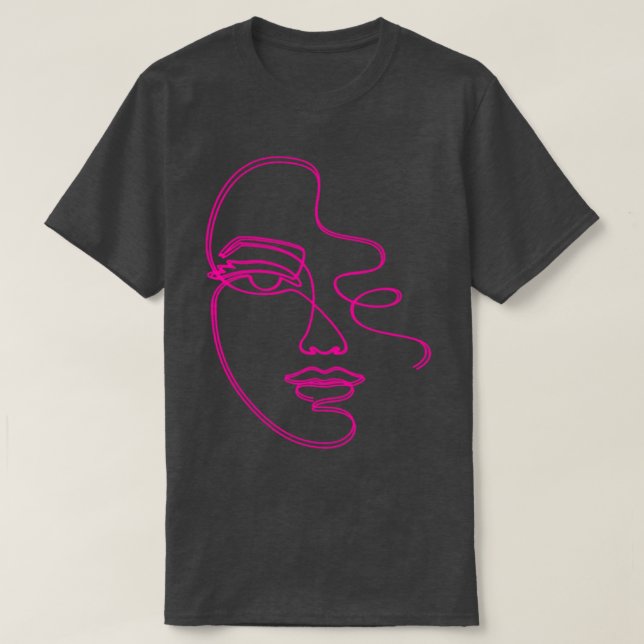 T-shirt Visage Art Nouveau (Design devant)