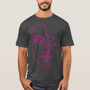 T-shirt Visage Art Nouveau