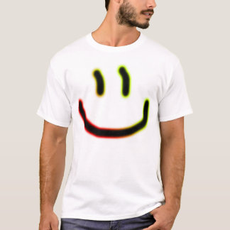 T-shirt Visage au néon