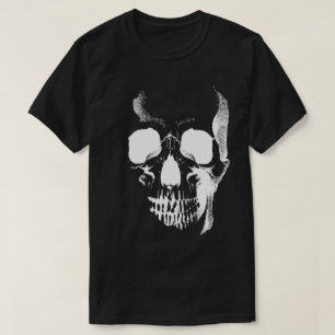 T-shirt visage crâne