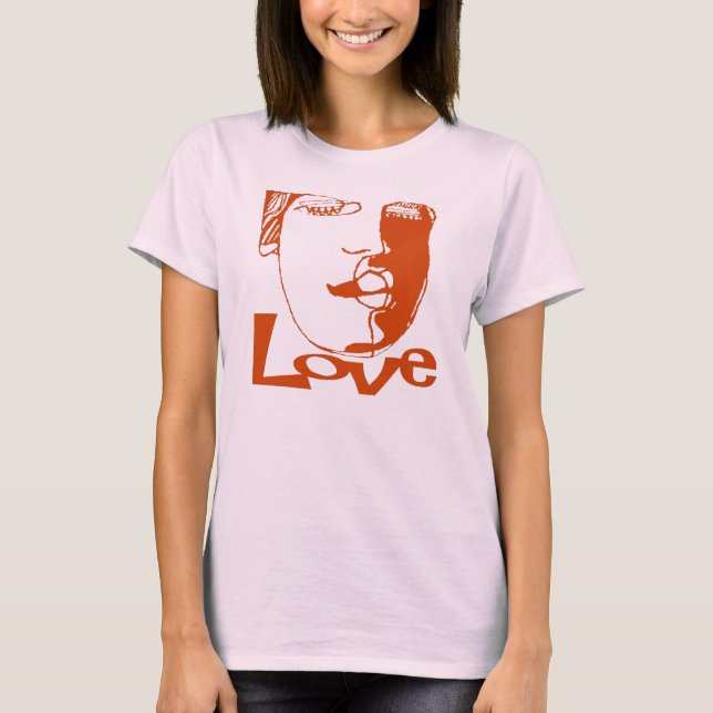 T-shirt Visage d'amour (Devant)