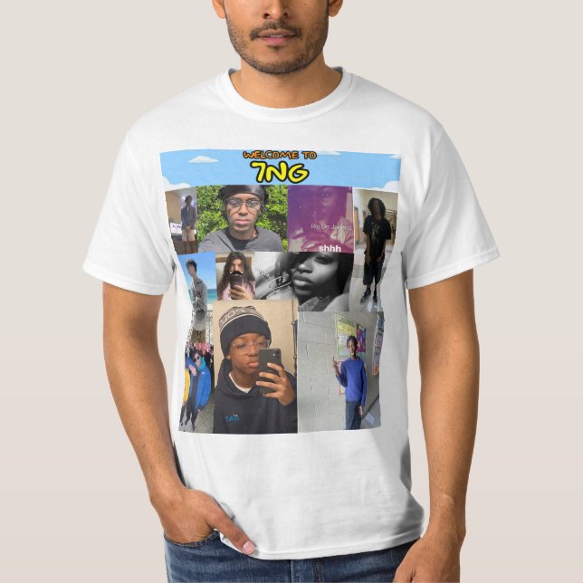 T-shirt Visage de 7ng Hommes (Devant)